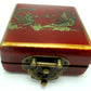 Asian Home Collectible Ivory Color Domino Game with Chinese Storage Case