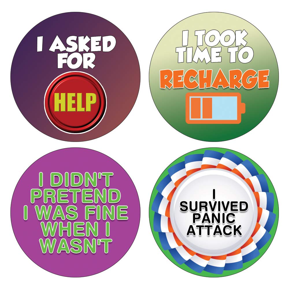 Creanoso Stickers for Adult Series 4 - Self Care (10-Sheet) - Premium Gift Set - Inspirational Sayings Quote Sticker Assorted Set - Gift Rewards Ideas
