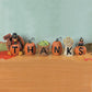 Fun Express Resin Give Thanks Blocks, Set of 6, Fall Home Decor