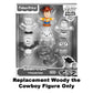 Fisher-Price Replacement Part Little People Inspired by Toy Story 4 Friends Playset GFD12 - Replacement Woody The Cowboy Figure