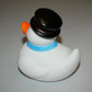 Waddlers Christmas Snowman Rubber Duck Handheld Size, Rubber Ducks Family, Designed and Made for Christmas Snowman Themed Toy Duck, Christmas Stocking