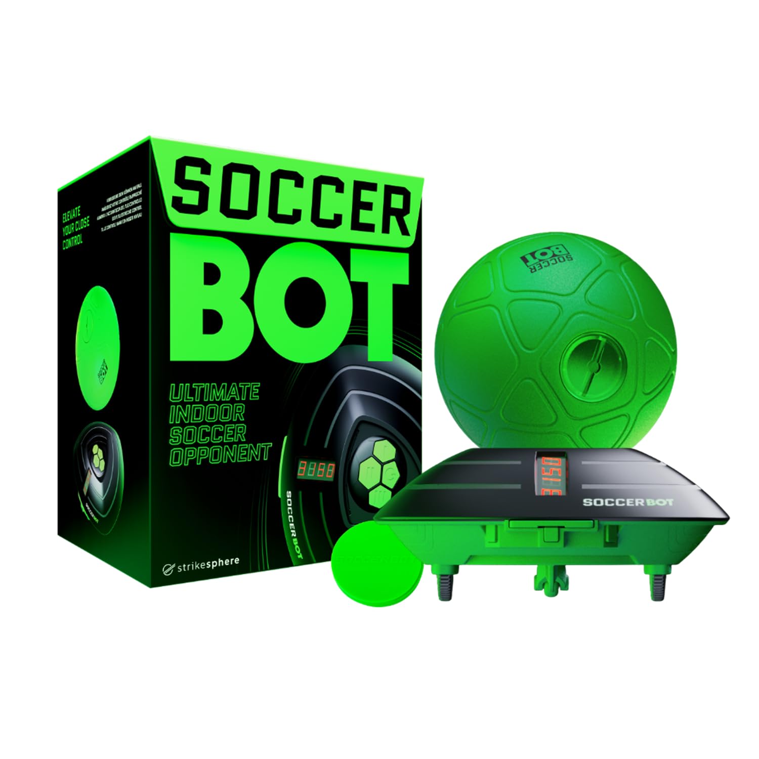 Soccer Bot - Ultimate Indoor Soccer Game with Score Tracker, Speed Modes & Training Features for Kids Ages 6+