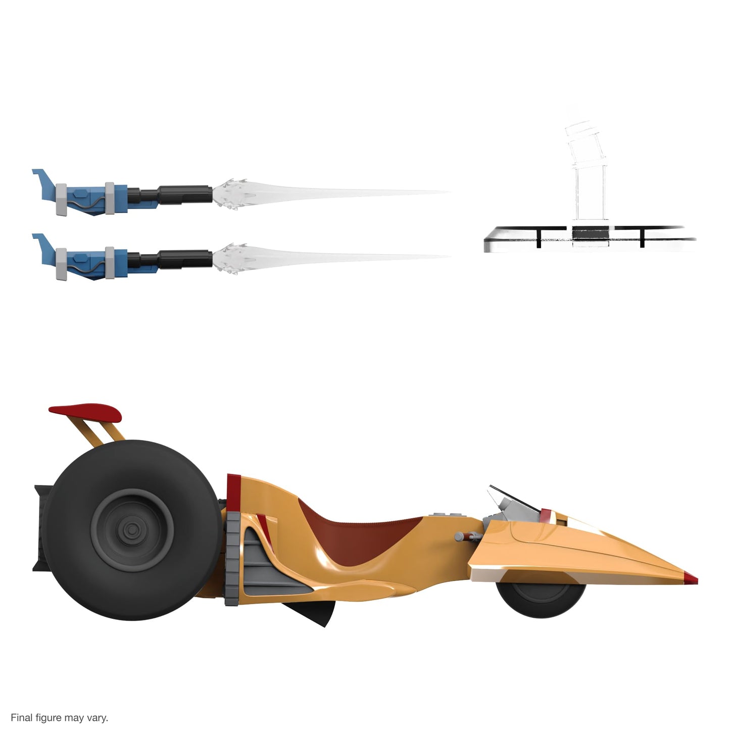 Super7 Ultimates SilverHawks Space Racer - 7" SilverHawks Action Figure with Accessories Classic Cartoon Collectibles and Retro Toys