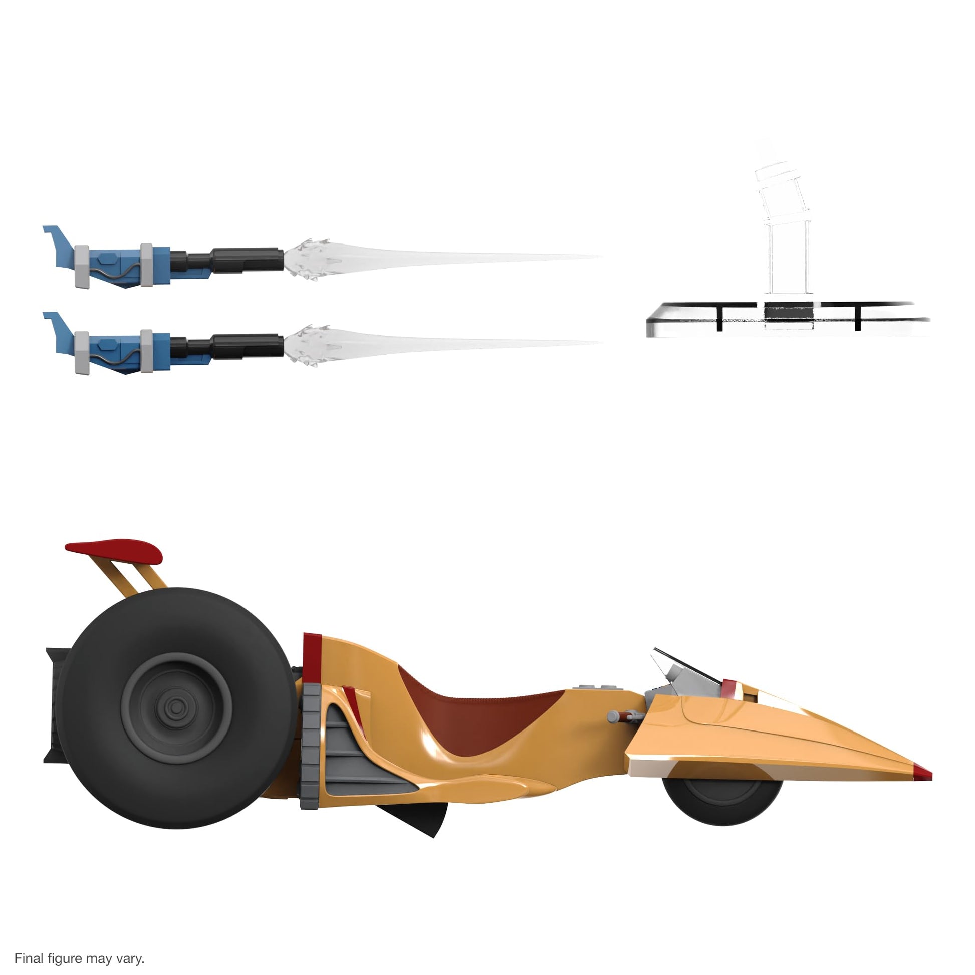 Super7 Ultimates SilverHawks Space Racer - 7" SilverHawks Action Figure with Accessories Classic Cartoon Collectibles and Retro Toys