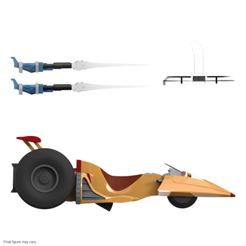 Super7 Ultimates SilverHawks Space Racer - 7" SilverHawks Action Figure with Accessories Classic Cartoon Collectibles and Retro Toys