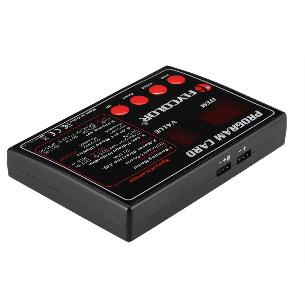 Goolsky Flycolor Programing Card for RC Boats ESC Electronic Speed Controller