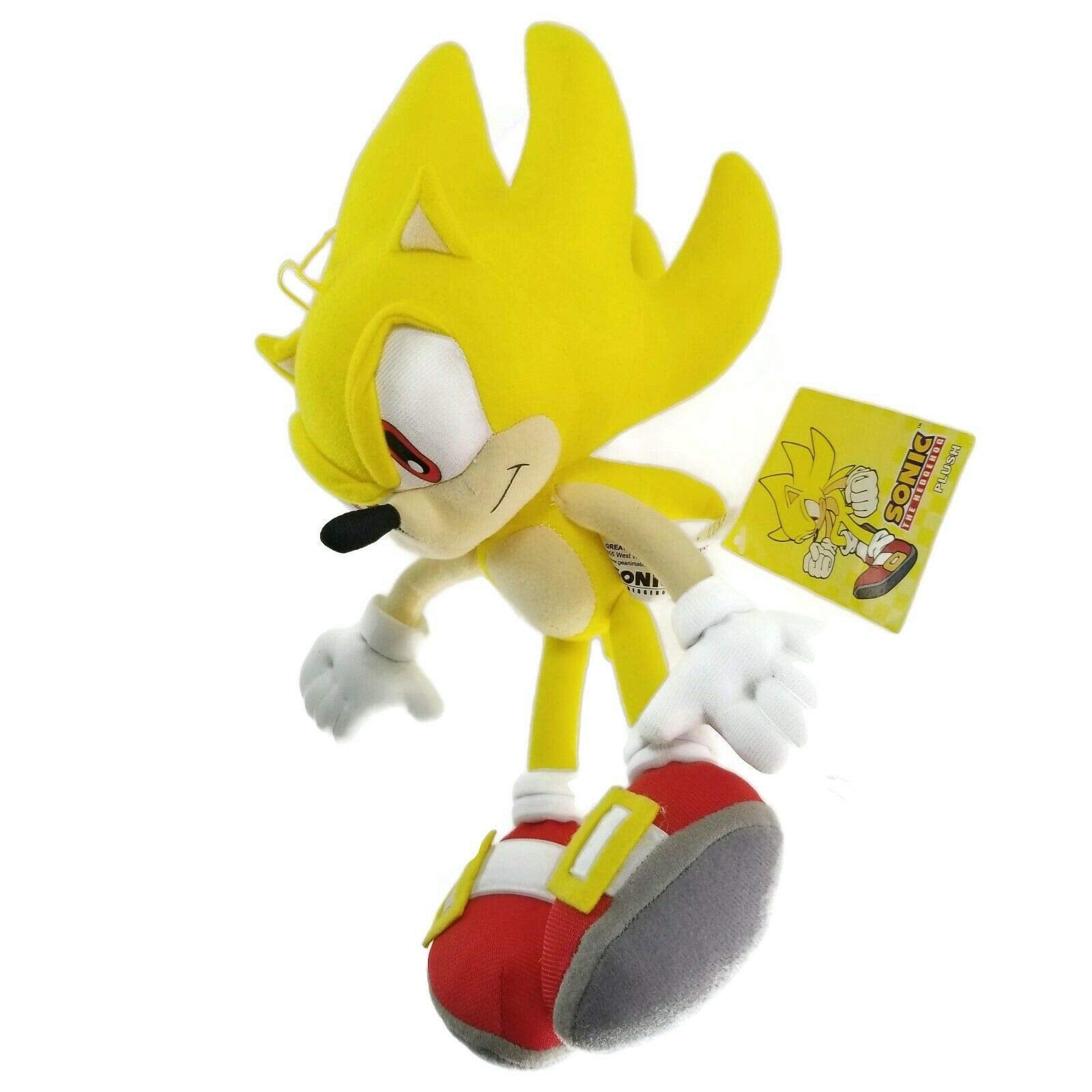 Great Eastern GE-8958 Sonic The Hedgehog Plush - Super Sonic, 12"