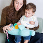 Birdsong Bilingual Baby Toy - Spanish & English Elephant Plush, Musical & Sensory Toy for Babies, Teaches First Verbs, Plays “Un Elefante” Lullaby