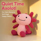 JoyAmigo Pink Crochet Axolotl Plush, 10 Inch Soft Stuffed Animal, Kawaii Plushie for Girls and Kids, Nursery Decor, Bedtime Buddy, Birthday Gift