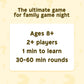 Who Knows More? Kids or Adults, The Ultimate Trivia Game for Kids, Teens and Adults - A Fun Family Party Game