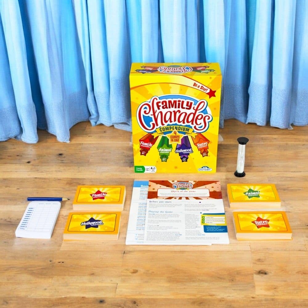 Family Charades Compendium 4-in-1 Game by Outset