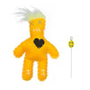 Stitch-Witch 7.3" Abolish ICE Anti-ICE No Kings in America FDT Doll Handmade Funny Orange Voodoo Doll with a Skull Pin