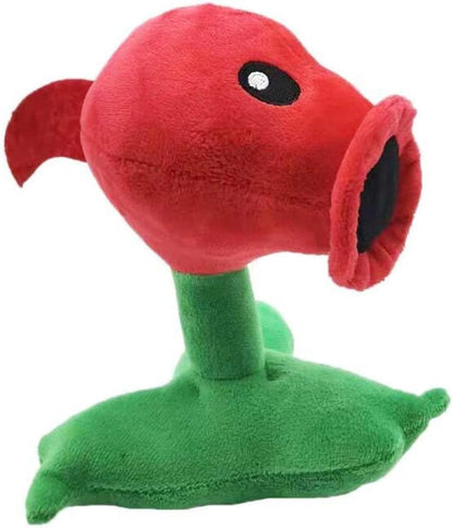 CNRPLAT PVZ Peashooter Plush PVZ Game Red Cute Stuffed Animals Figure Toy for Birthday, Hallowen Zombies Valentinas, Christmas, Super Gift Toy