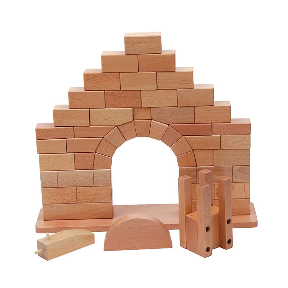 Kghios Montessori Toys Materials for Toddlers Roman Arch Bridge Science and Culture Teaching Materials Early Education Teaching Aids Children's Sense