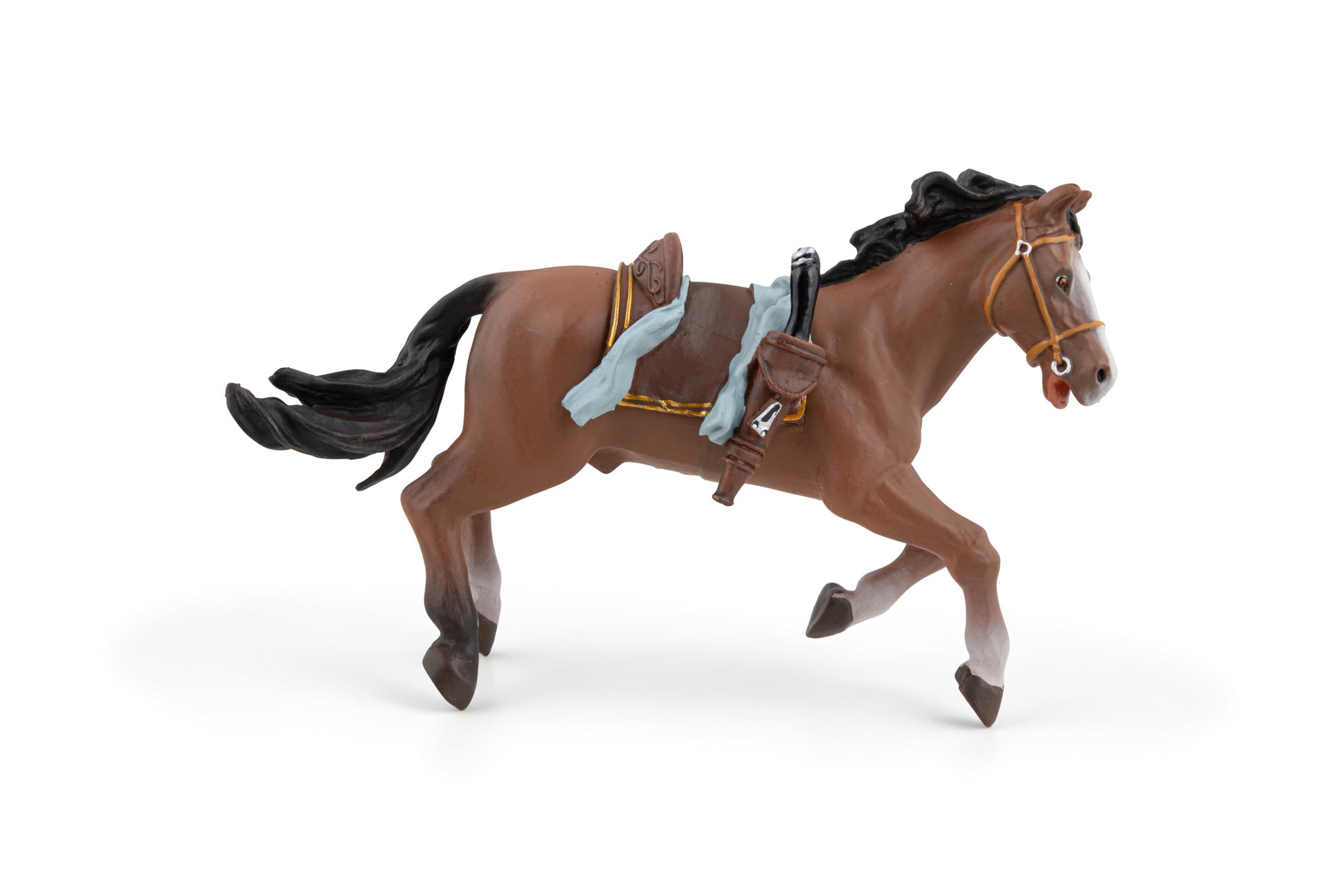 Papo - Realistic Musketeer Horse Figure - Ages 3+ - Historical Collection - Creative Play Musketeer Adventure - Gift Idea Toy for Girls and Boys