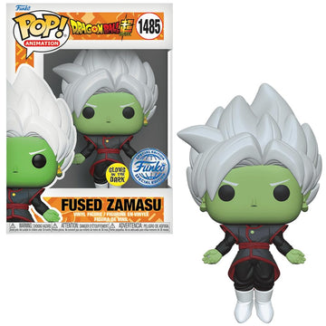 Funko Pop! Dragonball Super Fused Zamasu (Glows in The Dark) Vinyl Figure #1485 Special Edition Exclusive Collectibles, 74395