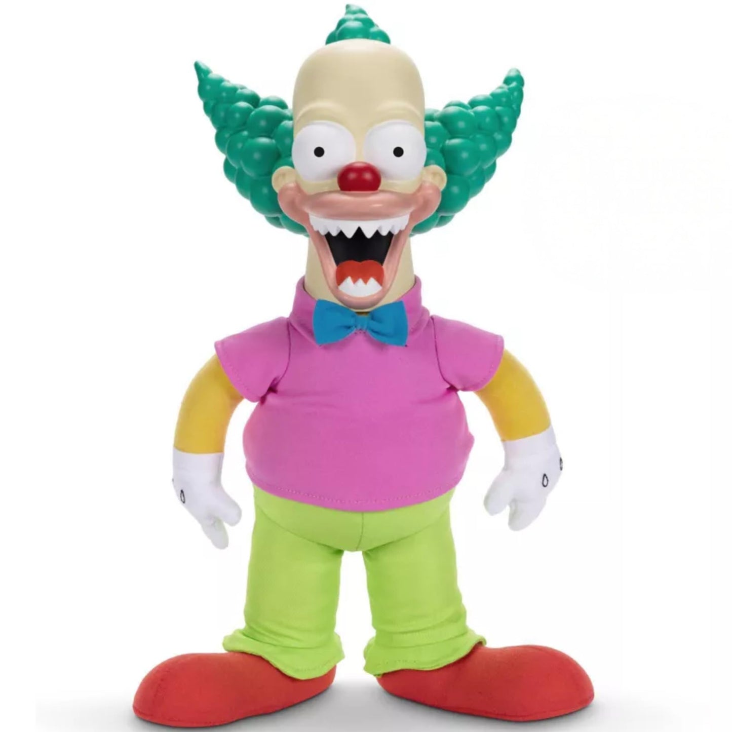 Disney The Simpsons Talking Krusty Doll Plush, 16-Inches Tall Good and Evil Krusty Pull String Doll Toy, from The Classic Treehouse of Horror III