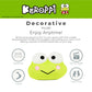 Franco Bedding Super Soft Plush Decorative Pillow, Keroppi Smiles