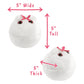 GIANTmicrobes Egg Cell Plush -Learn about the Reproductive System with this Educational Plush, Memorable Gift for Doctors, Students, Scientists
