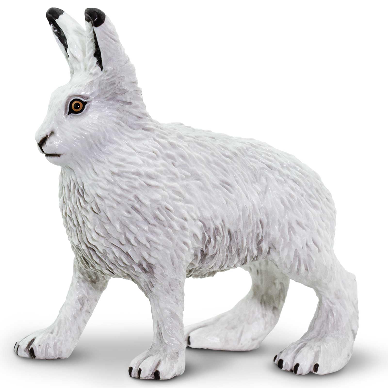 Safari Ltd. Arctic Hare Figurine - Detailed 2.5" Plastic Model Figure - Fun Educational Play Toy for Boys, Girls & Kids Ages 3+