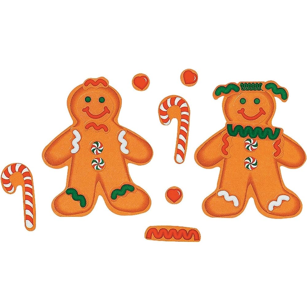 Fun Express Mega Holiday Make-a-Character Stickers - 96 Pieces