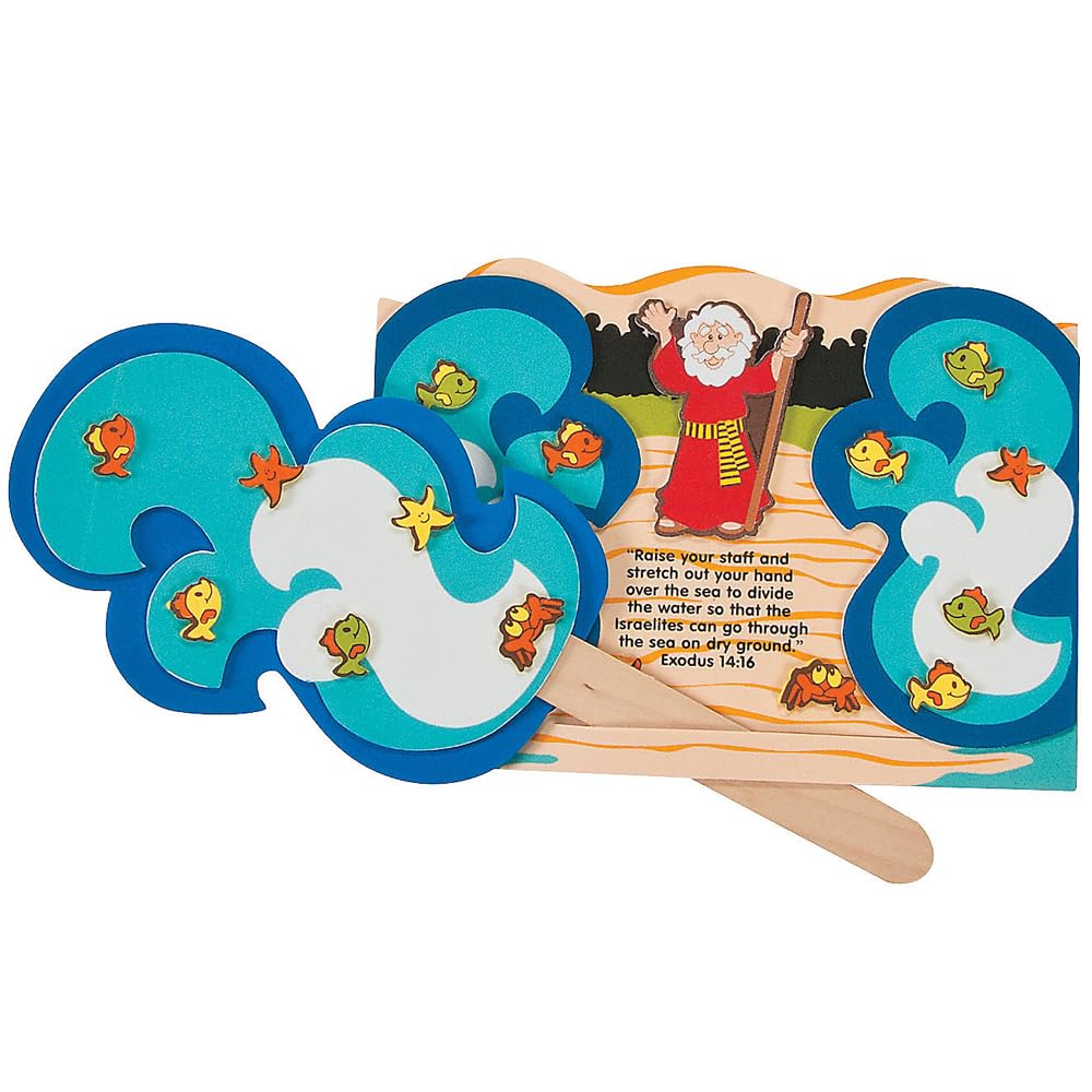 Parting of The Red Sea Ck- 12 - Crafts for Kids and Fun Home Activities