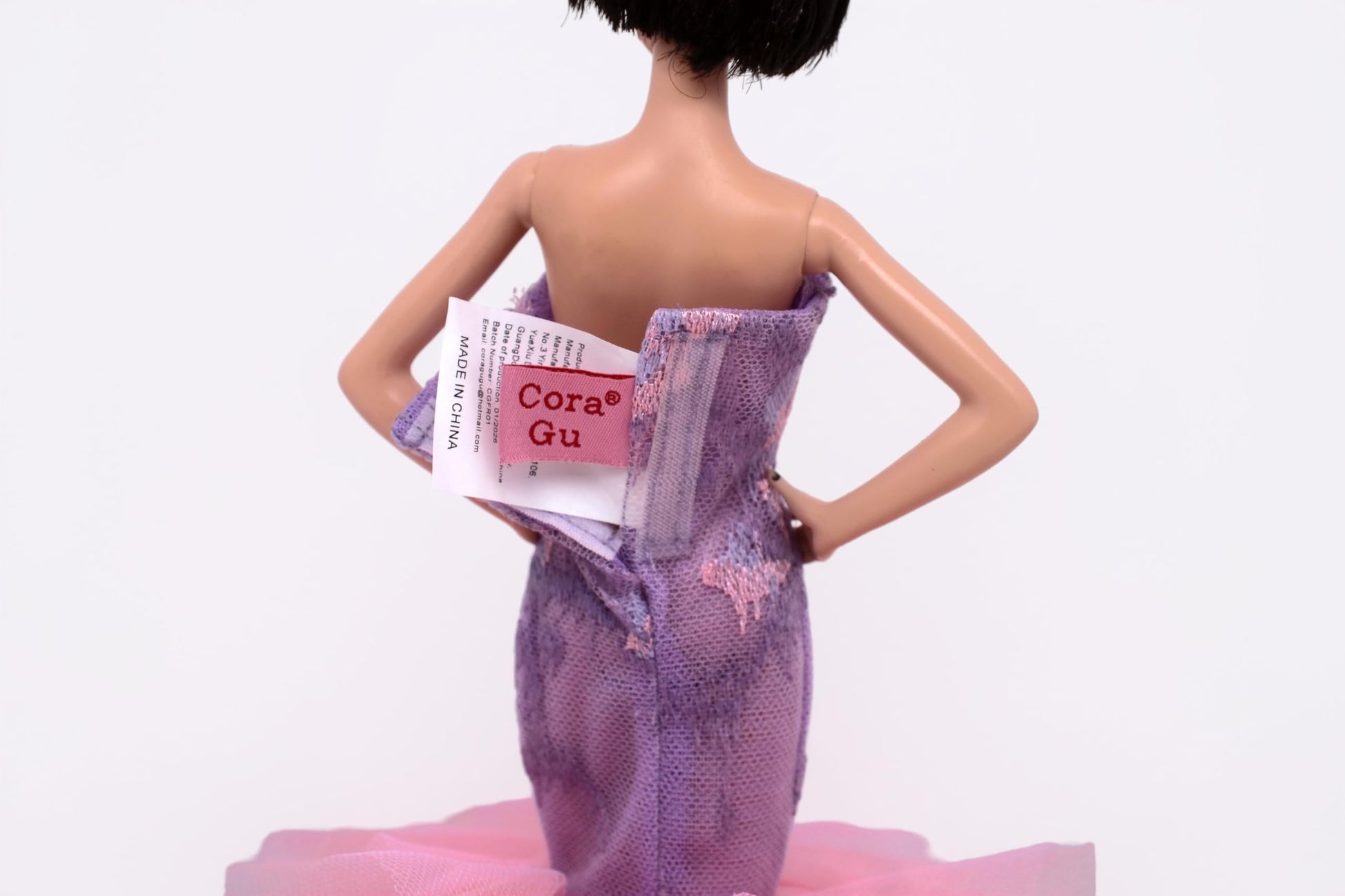 Cora Gu Handmade Blossom Dress Fit for 12 inch Doll and Doll not Included