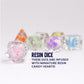 FanRoll 16mm Resin Poly DND Dice Set: Love Dice, Role Playing Game Dice for Dungeons and Dragons