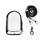 CAIMOREE Clear Figure Display Bag with Keychain and Lanyard, Protective Doll Case, 15cm/5.91in Crossbody Doll Storage Bag