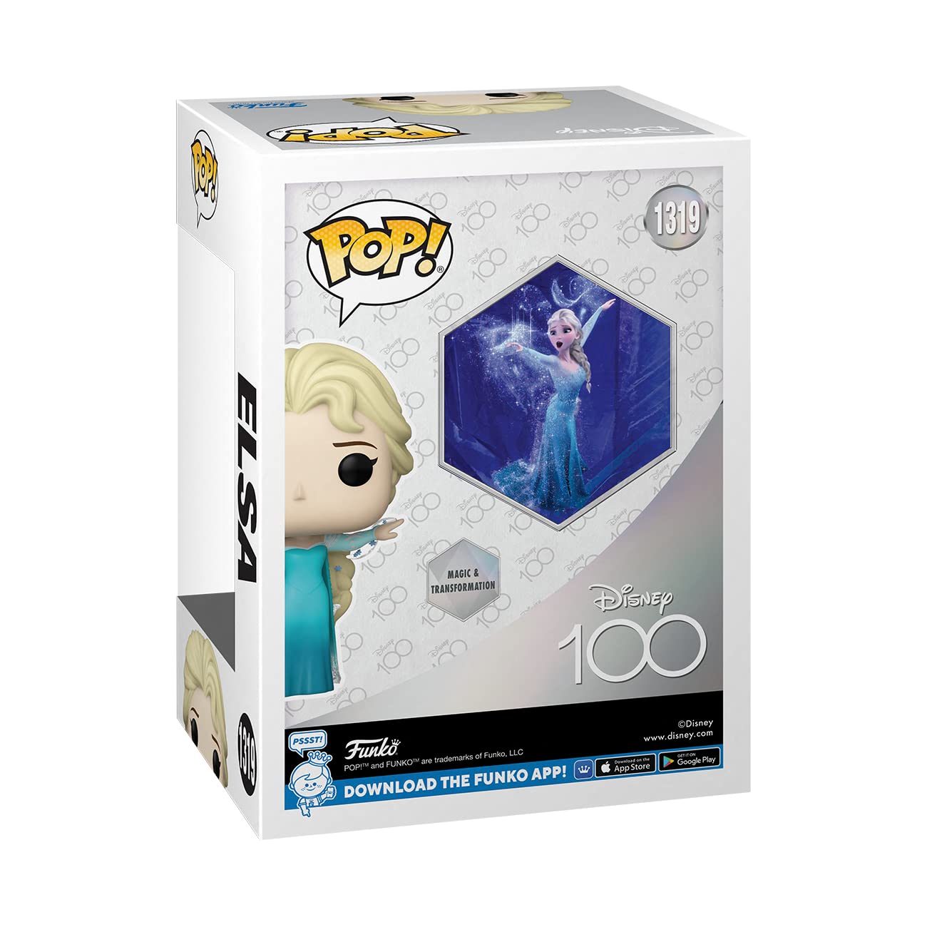 Funko POP! Disney: Disney 100 - Elsa - Collectable Vinyl Figure - Gift Idea - Official Merchandise - for Kids & Adults - Movies Fans - Model Figure