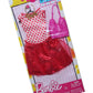 Barbie Doll Fashion Outfit - White and Red Hearts - Shirt and Shimmer / Tulle Skirt - Pink Handbag, Gold Love Necklace #DTW61