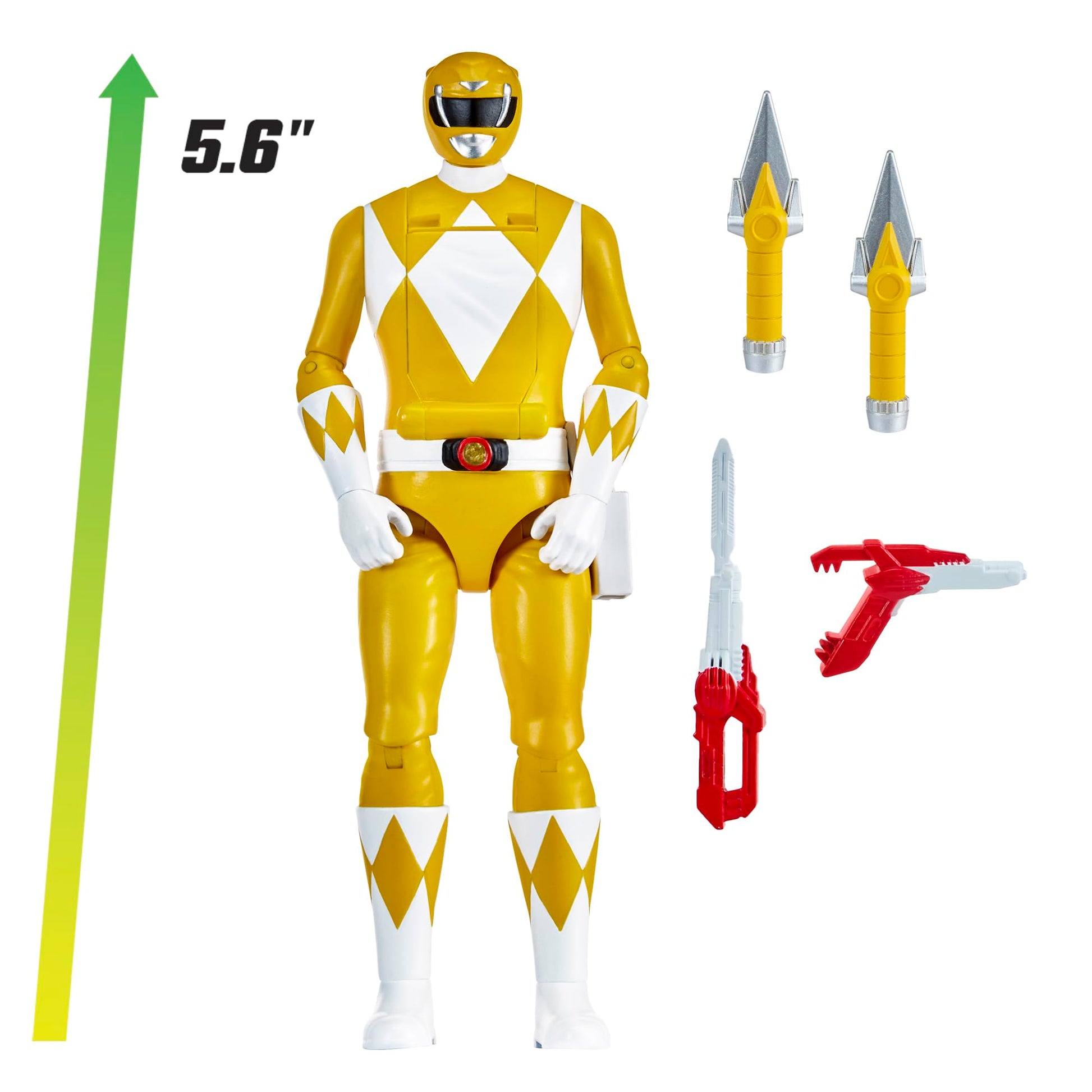 Power Rangers Mighty Morphin Re-Ignition - Auto-Morphin Yellow Ranger Action Figure by Playmates Toys