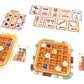 AEG Waffle Time | Draft Fruit Toppings & Whipped Cream, Create Patterns Spread Syrup | Abstract Strategy Breakfast Board Game | 1-4 Players | Ages 10+