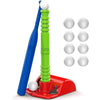 Play22 T Ball Set for Toddlers - Tball Set for Kids 3-5, 8 Large Balls, 23" Batting Tee - Kids Baseball Bat Tee - Wiffle Ball, Toddler Outdoor Toys