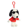 Aurora® Adorable Peanuts® Joe Cool Clip-On Stuffed Animal - Officially Licensed Toys for All Snoopy Fans - Nostalgic Gift for Adults and Birthday