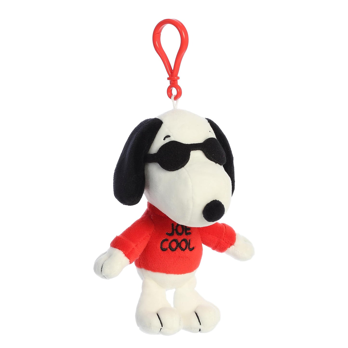 Aurora® Adorable Peanuts® Joe Cool Clip-On Stuffed Animal - Officially Licensed Toys for All Snoopy Fans - Nostalgic Gift for Adults and Birthday