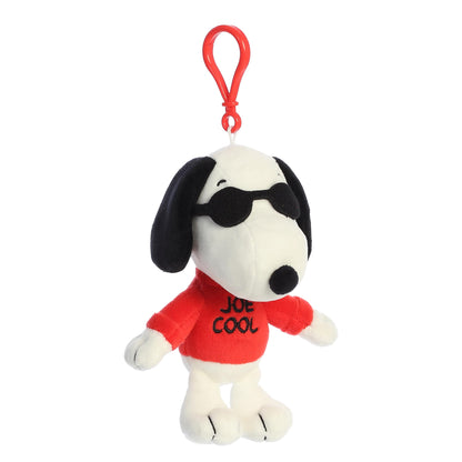 Aurora® Adorable Peanuts® Joe Cool Clip-On Stuffed Animal - Officially Licensed Toys for All Snoopy Fans - Nostalgic Gift for Adults and Birthday