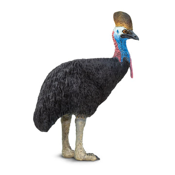 Safari Ltd. Cassowary Figurine - Detailed 3.5" Plastic Model Figure - Educational Toy for Boys, Girls, and Kids Ages 3+
