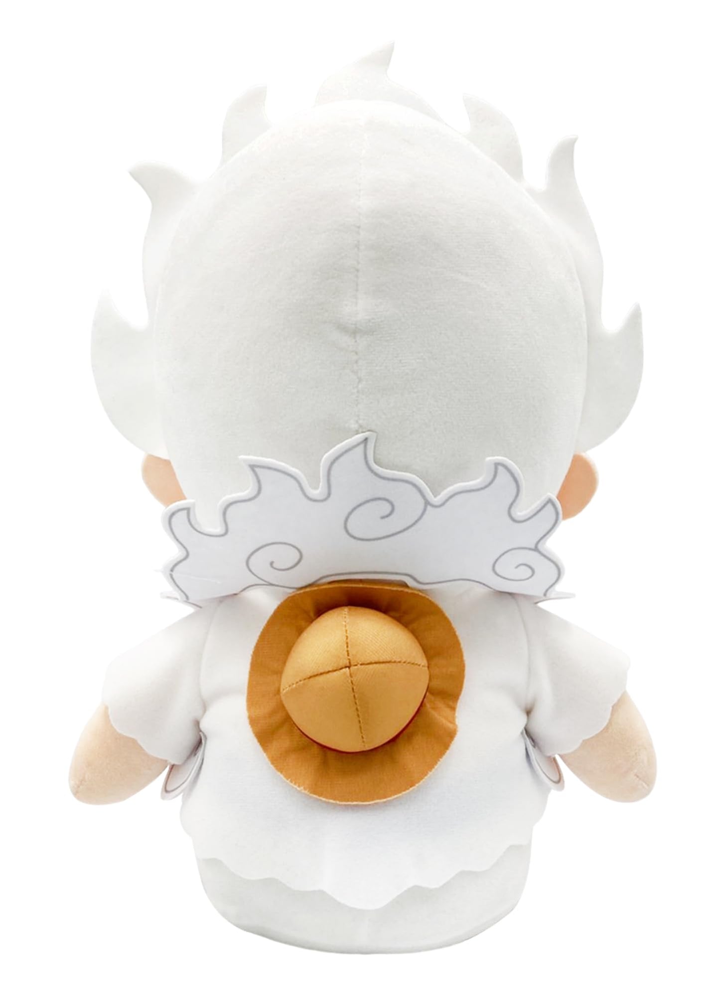 Great Eastern Entertainment One Piece - Luffy (Gear 5) Laughing Sitting Pose Plush 12"