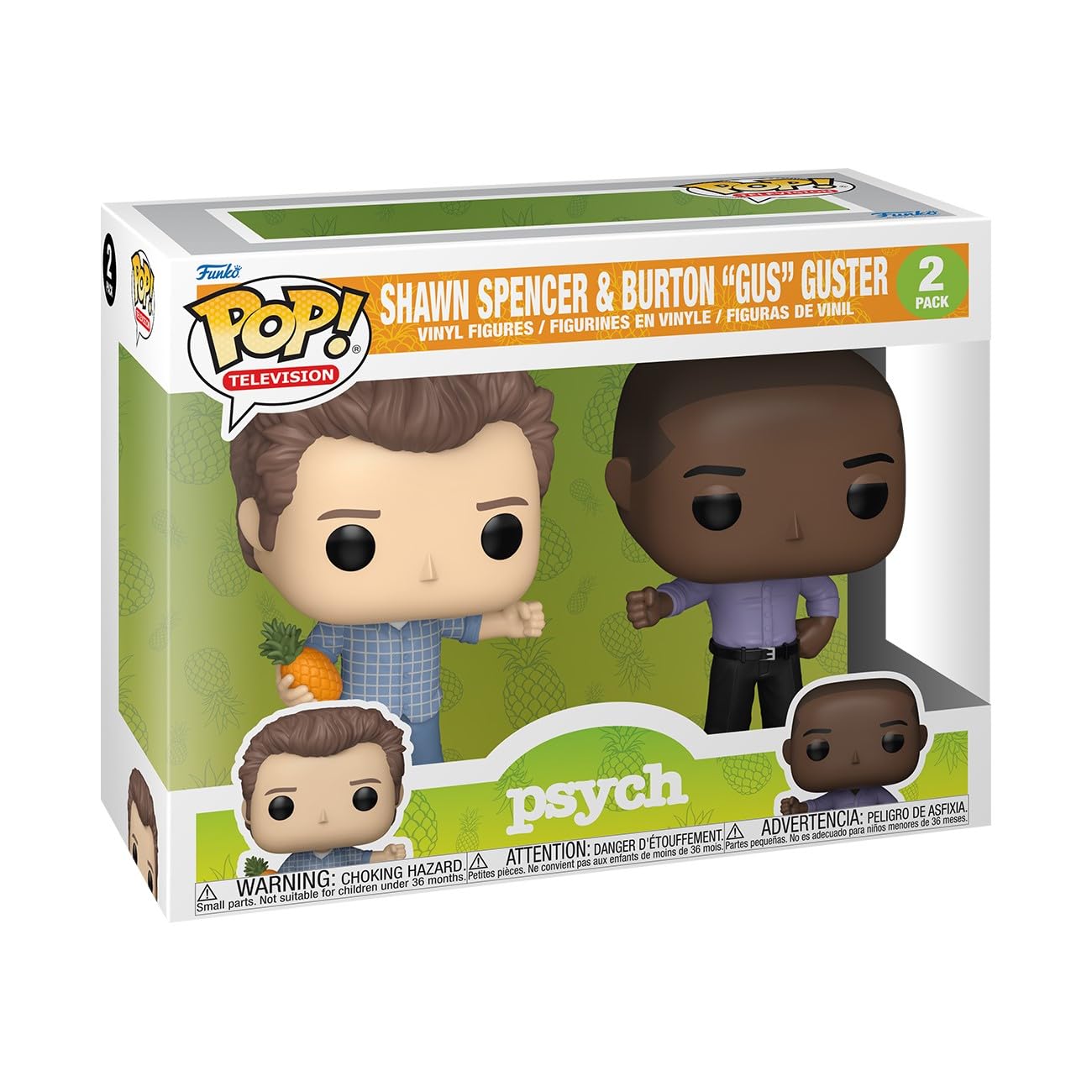 Funko POP! TV: Psych - Shawn Spencer & Gus 2 Pack