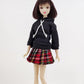 1/6 Doll Clothes for 11.5inch Girl Doll Outfits Top Hoodies Pleated Skirts Cosplay Students Clothing Dolls Accessories (Style C)