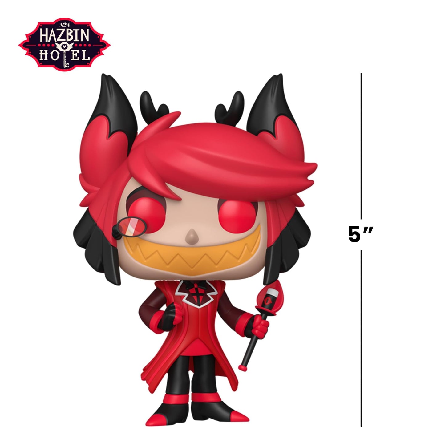 Funko Pop! Animation: Hazbin Hotel - Alastor - 1/6 Odds for Rare Chase Variant - Collectable Vinyl Figure - Gift Idea - Official Merchandise - Toys