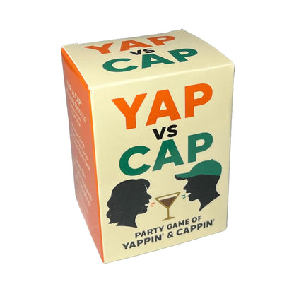 YAP vs CAP - The Party Game of Yappin & Cappin - Fun Social Party Game for Gatherings with Bold Opinions and Wild Debates