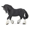 Papo - Black Shire Stallion Figure - 3 Years + - Horses Collection