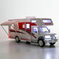 BDTCTK 1:28 Scale DIY Luxury Motorhome DIE-CAST Car Model, Zinc Alloy Die-Cast Pull Back Vehicles Kid Toys for Boy Girl Gift (Red)