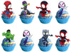 24PCS Cartoon Cake Toppers Cupcake Toppers Cake Decorations Birthday Party Supplies Decorations (Style 3)