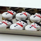 Dollhouse Miniature Cookies on Sheet, Snowman