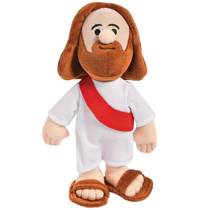 Fun Express Jesus Plush Doll - Soft Stuffed Jesus Toy for Kids | Christian Gifts for Baptism, First Communion & Easter Basket Stuffers | Religious