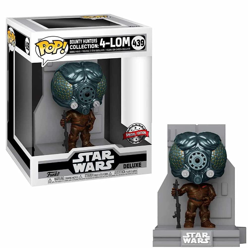 Funko POP! Vinyl 4-LOM Deluxe Diorama (Star Wars, Bounty Hunters, Multicolored)