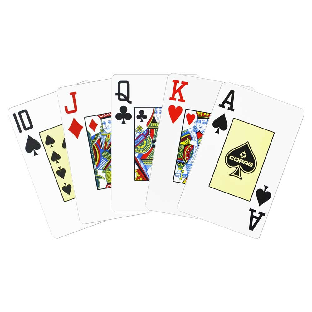 Copag Poker Size Jumbo Index Texas Hold'em Playing Cards Single Deck (Black)